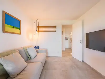 TV o dispositivi per l'intrattenimento presso Villa Arcobaleno sul mare