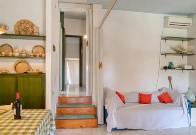 Letto o letti in una camera di Villino Mimma