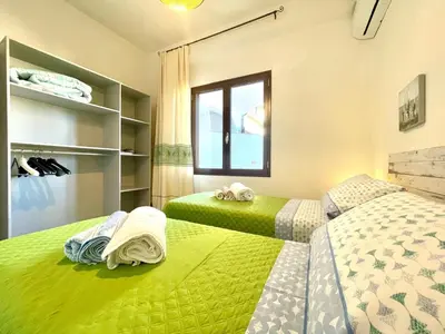 Letto o letti in una camera di Orchid House