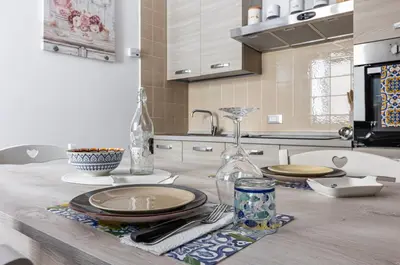 Cucina o angolo cottura di GuestHost - Calasetta-Nice Apartment near Sottotorre beach!