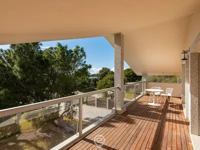 Balcone o terrazza di Golden Dunes Villa - Seaview Suite