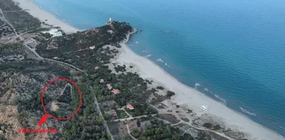 Paesaggio naturale nelle vicinanze della villa