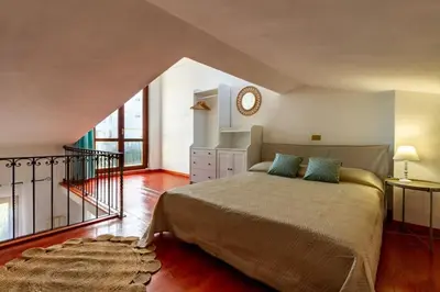 Letto o letti in una camera di Su Trigu, primo piano