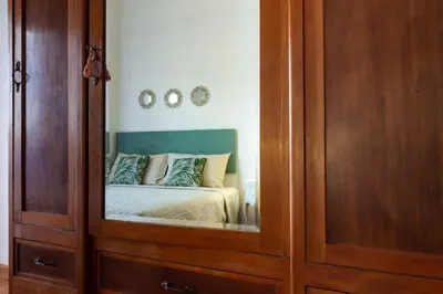 Letto o letti in una camera di Su Trigu, primo piano