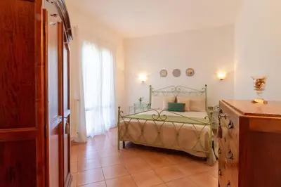 Letto o letti in una camera di Su Trigu, ground floor
