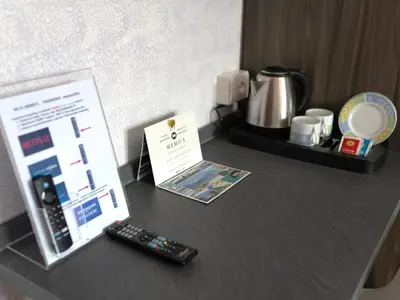 Set per la preparazione di tè e caffè presso MEMO'S Affittacamere