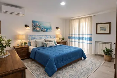 Letto o letti in una camera di CannonHouse - La pavoncella Blu