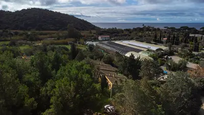 Paesaggio naturale nelle vicinanze della casa vacanze