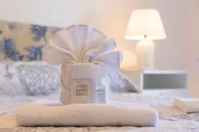 Letto o letti in una camera di Casa Calasetta sul porto