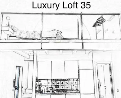 Planimetria di Luxury Loft 35
