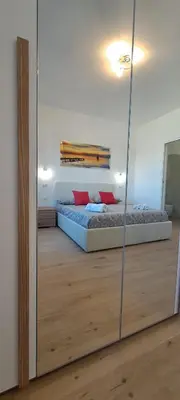 Letto o letti in una camera di Mozart Haus