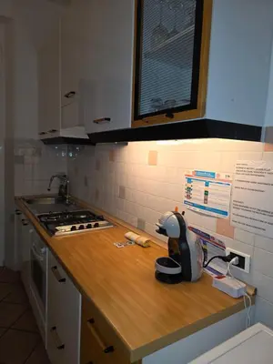 Cucina o angolo cottura di Lucifero View Apartment-Cagliari