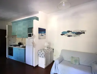 Cucina o angolo cottura di Easy Flat Sardinia Sky Blue Home (Pinus Village)