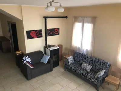 Area soggiorno di Sardegna Sud Orientale, Villaputzu, appartamento in centro