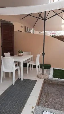 Patio o area all'aperto di casa vacanze