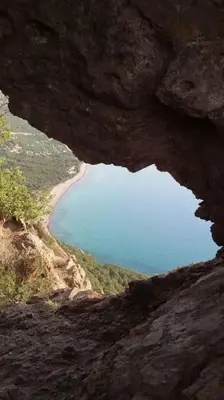 Paesaggio naturale nelle vicinanze della villa