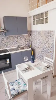 Cucina o angolo cottura di La Perla Blu