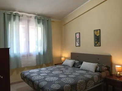 Letto o letti in una camera di Casa Fabieddu