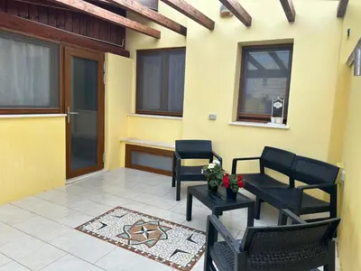 Area soggiorno di Casa Vacanze Nerea - Relax e Mare vicino a Cagliari in Sardegna