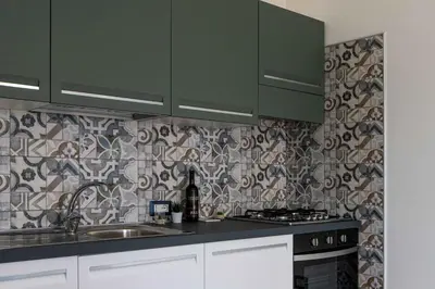 Cucina o angolo cottura di Acquamarina, appartamenti sul mare con piscina