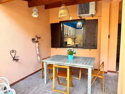 Cucina o angolo cottura di Pineta sopra il mare - Walk to the Beach