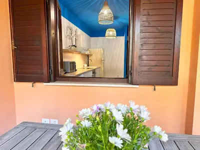 Cucina o angolo cottura di Pineta sopra il mare - Walk to the Beach