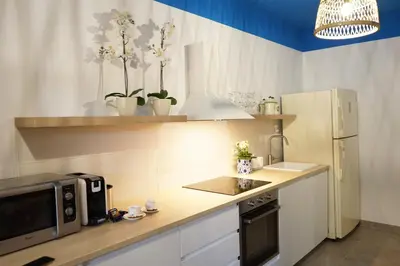 Cucina o angolo cottura di Pineta sopra il mare - Walk to the Beach