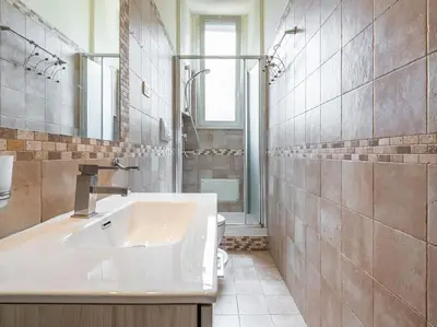 Bagno di Il Giardino Apartment- Between Beach and City Center Cagliari