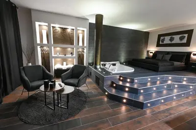 Area soggiorno di Suite 115 - Luxury Rooms