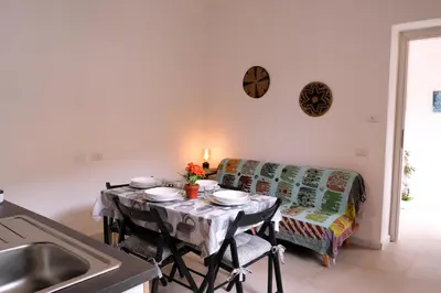Area soggiorno di Sunset Beach House Buggerru