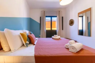 Letto o letti in una camera di Romantic Bohemien apartment- private terrace