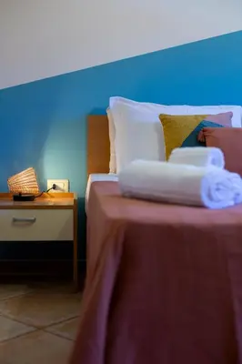 Letto o letti in una camera di Romantic Bohemien apartment- private terrace