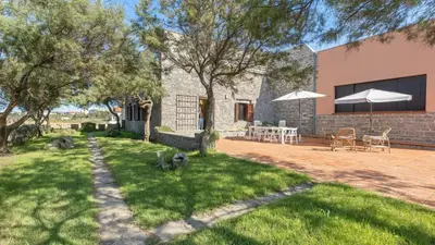 Giardino di Luxury Villa Maestrale- San Giovanni di Sinis
