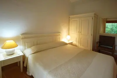 Letto o letti in una camera di Delizioso villino Chia Sud Sardegna