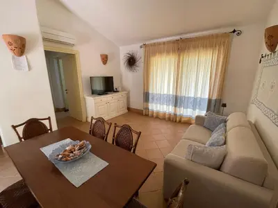 TV o dispositivi per l'intrattenimento presso Delizioso villino Chia Sud Sardegna
