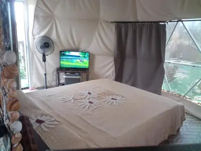 TV o dispositivi per l'intrattenimento presso Podere Kiri Dome Experience