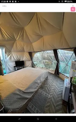 Letto o letti in una camera di Podere Kiri Dome Experience