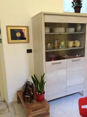 Cucina o angolo cottura di Alloggio privato Giunic