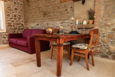 Area soggiorno di Casa Feraxi at Casa Sardinia