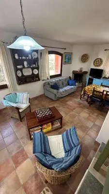 Area soggiorno di Villa Caposchiera Indipendente