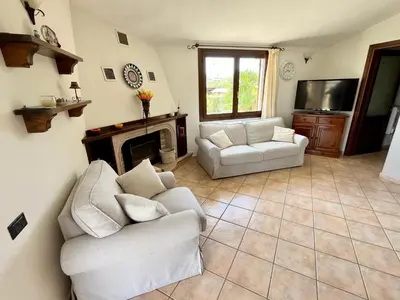 Area soggiorno di Eri & Ely's House By La Via Del Mare Viaggi e Vacanze
