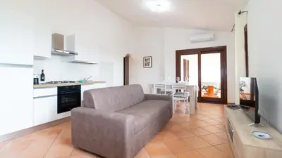 Cucina o angolo cottura di Zenzerino Apartment-Cabras