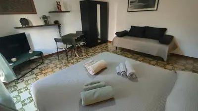 Letto o letti in una camera di La Tua Sosta