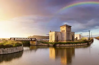 Vista sul fiume nelle vicinanze dell'appartamento