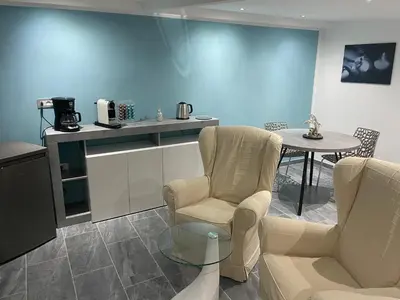 Set per la preparazione di tè e caffè presso La Maison del Mas Suite