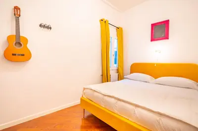 Letto o letti in una camera di Perle Gemelle in Marina