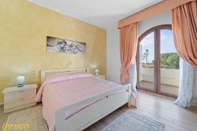 Letto o letti in una camera di Villa Fraisca