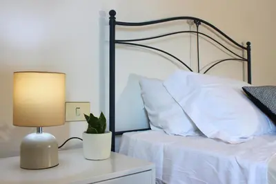 Letto o letti in una camera di Dimidium Apartment