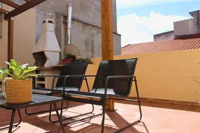 Patio o area all'aperto di Dimidium Apartment