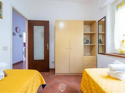 Letto o letti in una camera di Villa Bluebell